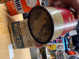 Vtg Esso Essolube Motor Oil Gas tin Can Vtg 1930's Quart Petroliana Collector!