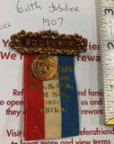 1907 Patriotic Order Sons of america Badge Phila pa 60th Jubilee Fraternal civil
