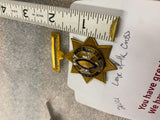 1800's Badge League of the Cross Christian Fraternity Medal Religious Abstinence