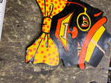 Vtg H.E Luhrs die cut cardboard Halloween Black cat Decor Collectible 40's USA!