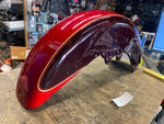 2 Tone ruby Red Front Fender Harley FLH Tour Glide FLT Classic Ultra Touring 90'