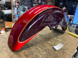 2 Tone ruby Red Front Fender Harley FLH Tour Glide FLT Classic Ultra Touring 90'