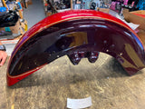 2 Tone ruby Red Front Fender Harley FLH Tour Glide FLT Classic Ultra Touring 90'
