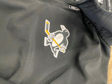 NHL Men's Pittsburgh Penguins Authentic Pro Black Full-Zip Jacket Fan Hockey XXL