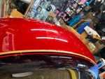2 Tone ruby Red Front Fender Harley FLH Tour Glide FLT Classic Ultra Touring 90'