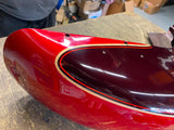 2 Tone ruby Red Front Fender Harley FLH Tour Glide FLT Classic Ultra Touring 90'