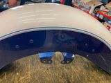 OEM Front Fender Harley Touring FLH Ultra Classic Glide Blue White Pearl 14^ kin