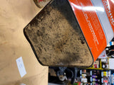 Gulf Saphire Motor Oil Gas tin Can Vtg 1950's 2-gallon Petroliana Collector!