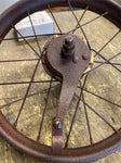 Vtg Pre War Bicycle wheel Drum coaster Brake childs bike 1940's Straight spins r