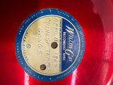 Chinese Temple Gongs Wilcox-Gay Recordio Discs Red 10" Record Sherzo 1962 1 off