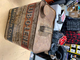 Vtg Lub-o-lene Motor Oil Gas tin Can 2 gallon Pittsburgh Petroliana Collector!