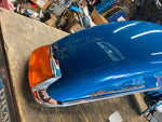 Real Teal Front Fender Harley Heritage Softail W Trim light Emblems 2001 FLSTC