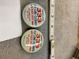 Vtg Cortland 333 Fly Line Cleaner tins Montgomery Ward Dressing Fishing collect!