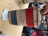 Vtg Lub-o-lene Motor Oil Gas tin Can 2 gallon Pittsburgh Petroliana Collector!