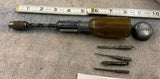 Vtg Stanley Handyman Yankee No. 233H spiral ratchet screwdriver Tools w Bits USA