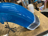 Real Teal Front Fender Harley Heritage Softail W Trim light Emblems 2001 FLSTC