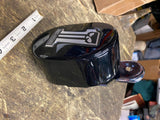Custom Black #1 Willie Dark Horn Ass Cover Harley touring Softail dyna FLH Glide