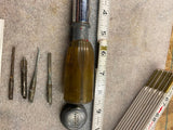 Vtg Stanley Handyman Yankee No. 233H spiral ratchet screwdriver Tools w Bits USA