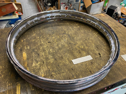 OEM Harley DID Rim 2.15x21 Wide Glide Softail 40 spoke Shovelhead Evo Factory!