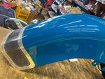 Real Teal Front Fender Harley Heritage Softail W Trim light Emblems 2001 FLSTC