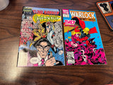 Vintage 1990s Lot Of 2 Marvel Comics Warlock & Hyperkind