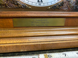 Vtg Seth Thomas Legacy V Triple Chime Bracket Clock Mantle PPG Award 40 years!