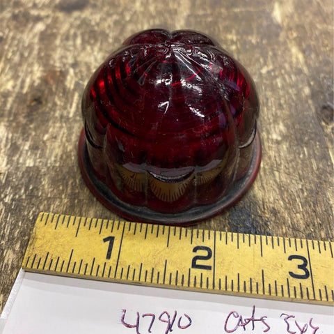 Cats Eye Glass Lens Red Marker light Truck Auto Equipment Columbus metal 47910