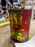 Vtg Full RC Automatic Transmission Fluid Power steering Oil Can Metal Auto Truck