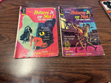 Vintage 1970s Lot Of 2 Gold Key Ripley's Believe It Or Not Ghost Stories Comics