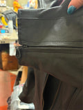 NEW Unik Premium Motorcycle LARGE Jacket Black Leather Women Zipper Lined