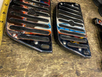 Chrome Rubber Floorboard inserts Harley Touring Glide FlH heritage Ultra Passeng