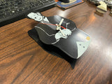 Vintage Oliver Hardy Pendulum Plastic Wall Clock Parts/Repair