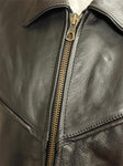 NEW WOMANS MOTORCYCLE YUKON LEATHER JACKET SZ 16 ZIP OUT LINER CONCEALED POCKETS