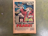 Vintage 1970s Lot Of 3 DC Comics Batman Comic Books