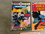 Vintage 1970s Lot Of 3 DC Comics Batman Comic Books