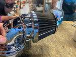 Harley Screamin Eagle Heavy Breather Air Cleaner Harley Touring FLh Bagger Chrom