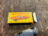MATCHBOX #20C 1964 Chevrolet Impala Taxicab Orange/Yellow 1965 Original E4 Box