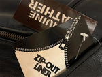 NEW WOMANS MOTORCYCLE YUKON LEATHER JACKET SZ 16 ZIP OUT LINER CONCEALED POCKETS