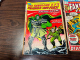 Vintage 1970s Lot Of 2 Marvel Comic Books Doctor Doom Fantastic Four