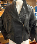UNIK LEATHER APPARELS LADIES SIZE LARGE LEATHER JACKET BUTTON OUT LINING