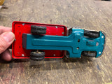 SSS Japan Tin Champion Spark Plug Truck Toy Friction Car 60's Vtg Pressed Minty!