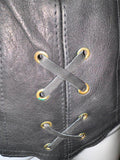 UNIK LEATHER APPARELS LADIES SIZE LARGE LEATHER JACKET BUTTON OUT LINING