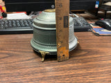 Vintage 1940s Made In USA Powder Music Box Aluminum Table Top Clock