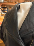 UNIK LEATHER APPARELS LADIES SIZE LARGE LEATHER JACKET BUTTON OUT LINING