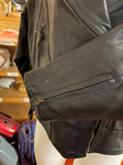 UNIK LEATHER APPARELS LADIES SIZE LARGE LEATHER JACKET BUTTON OUT LINING