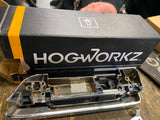 HogWorkz Tour Pak Hinges black OEM latch Chrome Harley 14^ Touring FLH GLIDE
