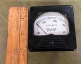 Vtg Triplett Panel Gauge 0-250 Volts AC Model 331-S