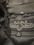 NEW LEATHER GALLERY LADIES LARGE LEATHER JACKET BUTTON OUT LINER