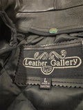 NEW LEATHER GALLERY LADIES LARGE LEATHER JACKET BUTTON OUT LINER