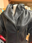 NEW LEATHER GALLERY LADIES LARGE LEATHER JACKET BUTTON OUT LINER